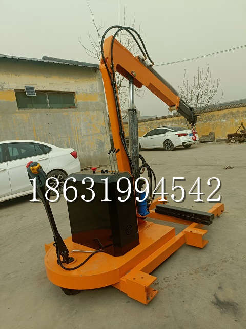 和林格尔县自卸车厢随车吊 自制轮式四不像起重机 四驱平板吊 5吨 贵盛